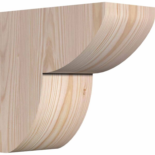 Ekena Millwork Crestline Rough Sawn Corbel, Douglas Fir, 4"W x 8"D x 8"H COR04X08X08CRE00RDF - main